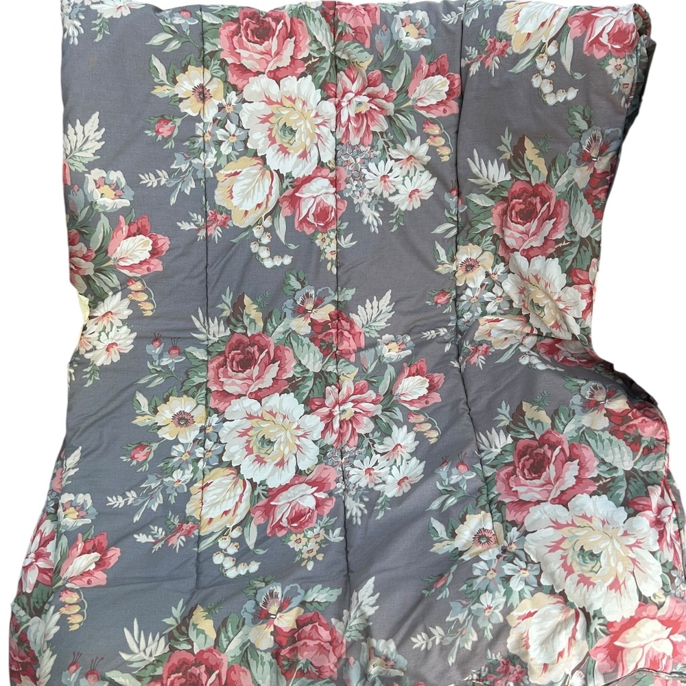Ralph Lauren Home Vintage Kimberly Cabbage Rose TWIN comforter bed cover